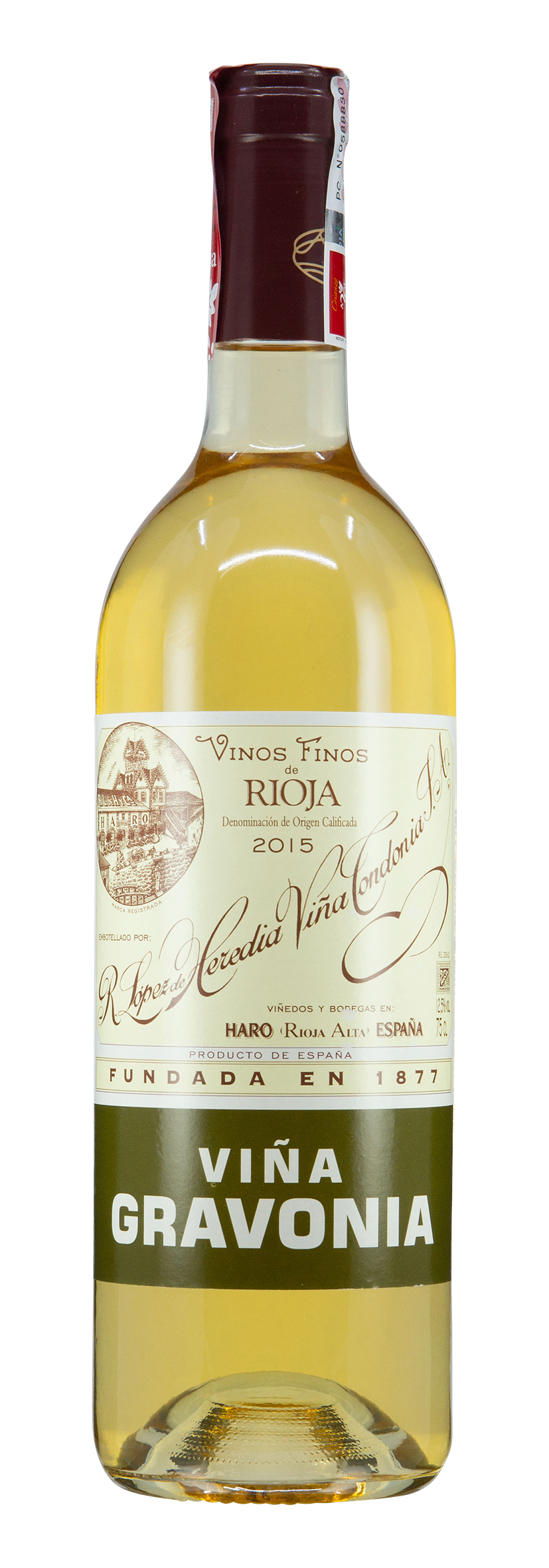 Rioja DOCa Viña Gravonia Blanco Crianza 2015
