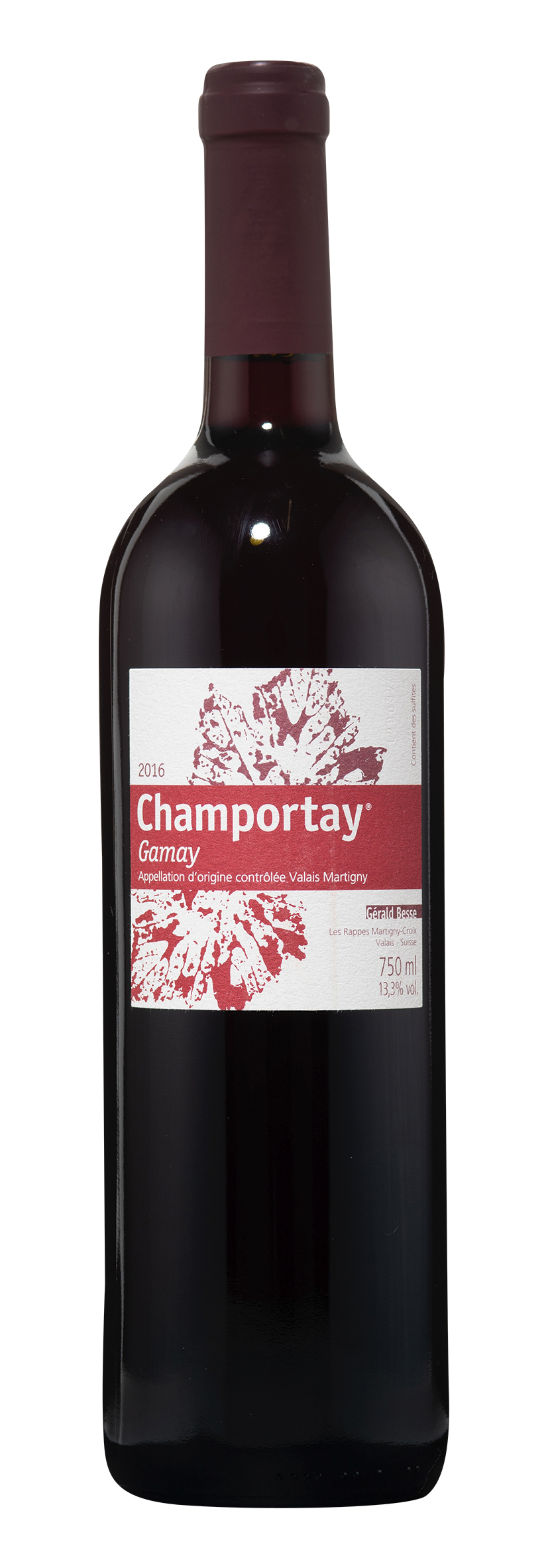 Valais AOC Gamay Martigny Champortay 2016