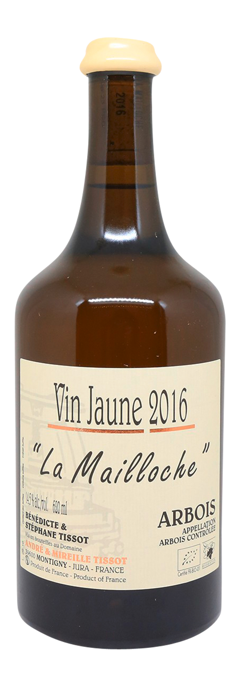 Arbois AOC Vin Jaune La Mailloche 2016