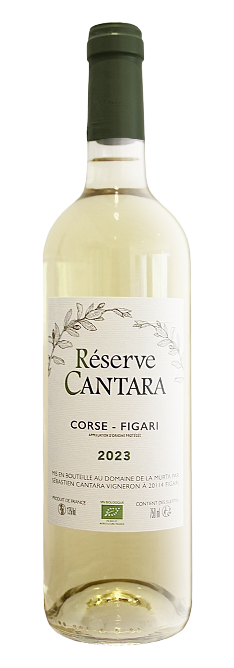 Corse Figari AOC Reserve Cantara blanc 2023