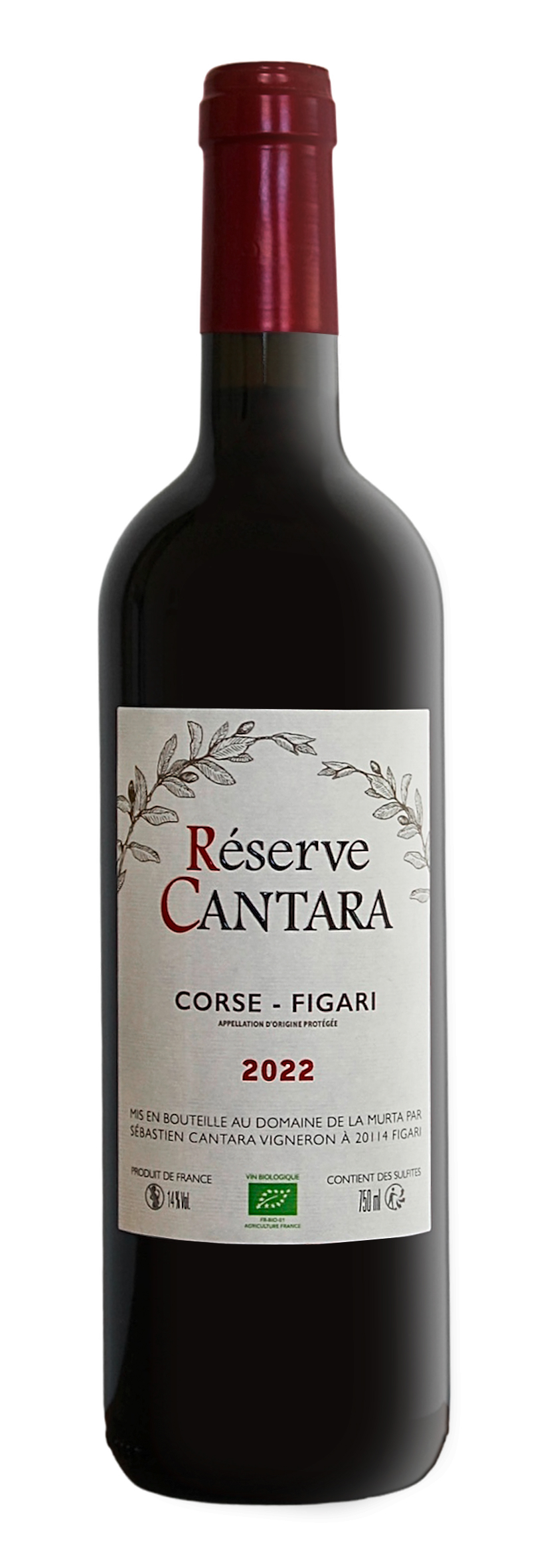 Corse Figari AOC Sciaccarellu Reserve Cantara rouge 2022