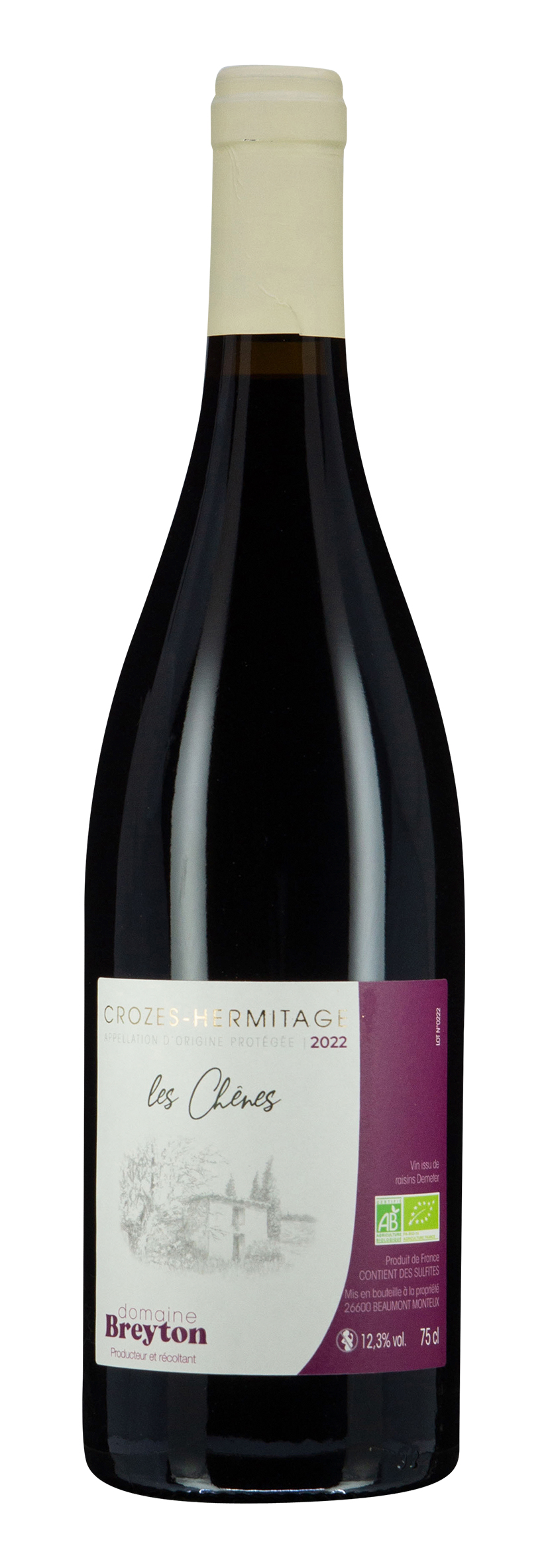 Crozes-Hermitage AOC Les Chenes 2022