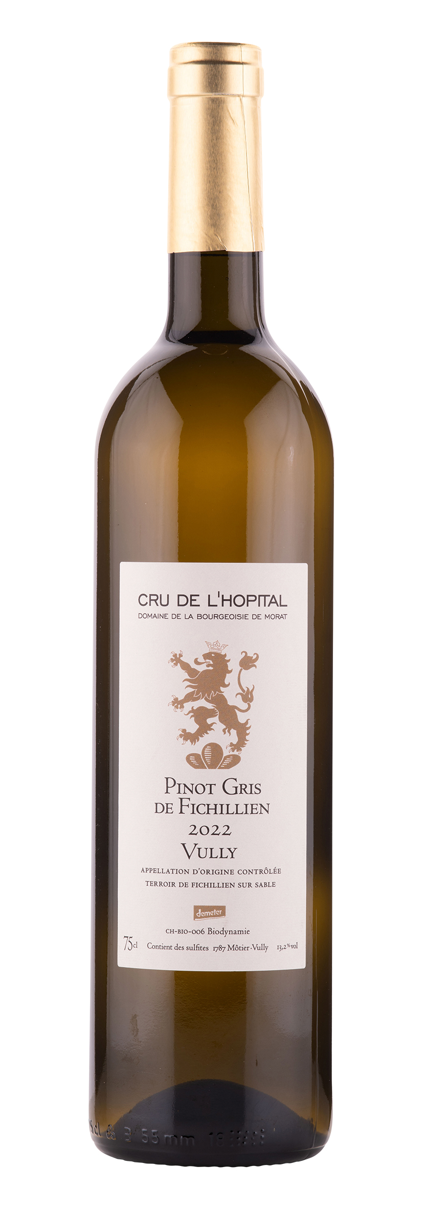 Vully AOC - Fribourg Pinot Gris de Fichillien 2022