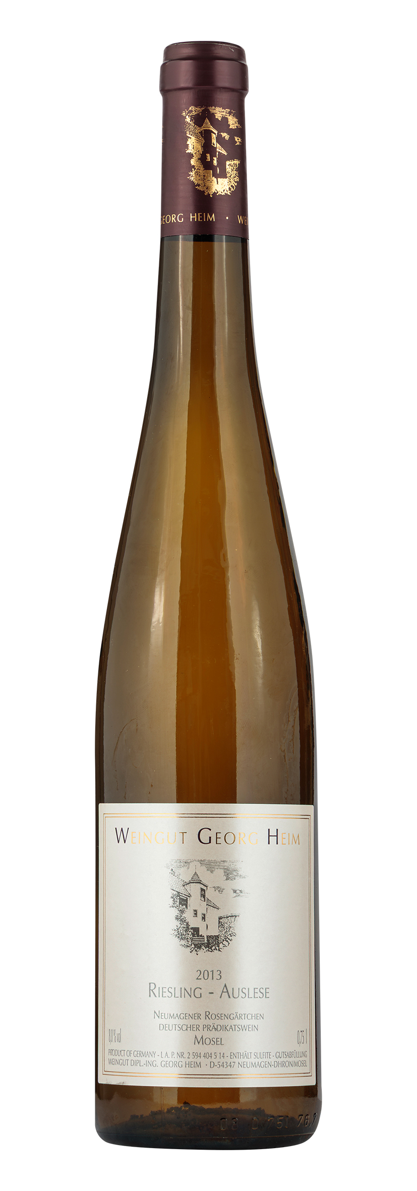 Neumagener Rosengärtchen Riesling Auslese 2013