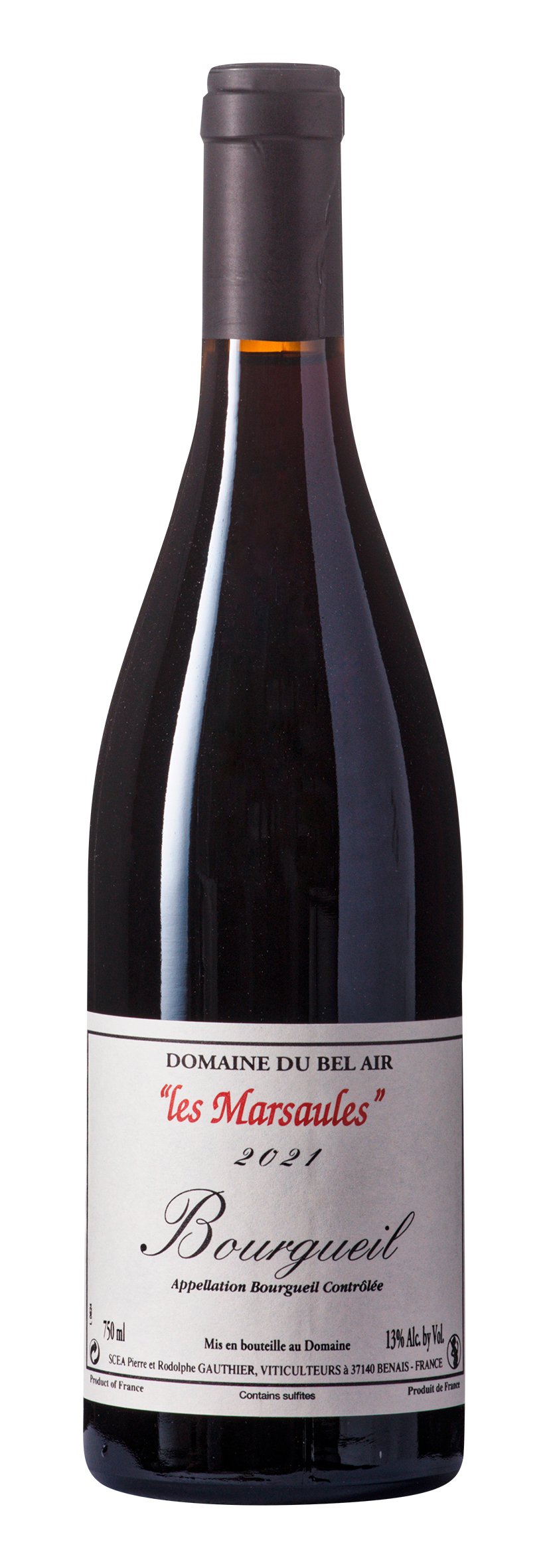 Bourgueil AOC  les Marsaules 2021