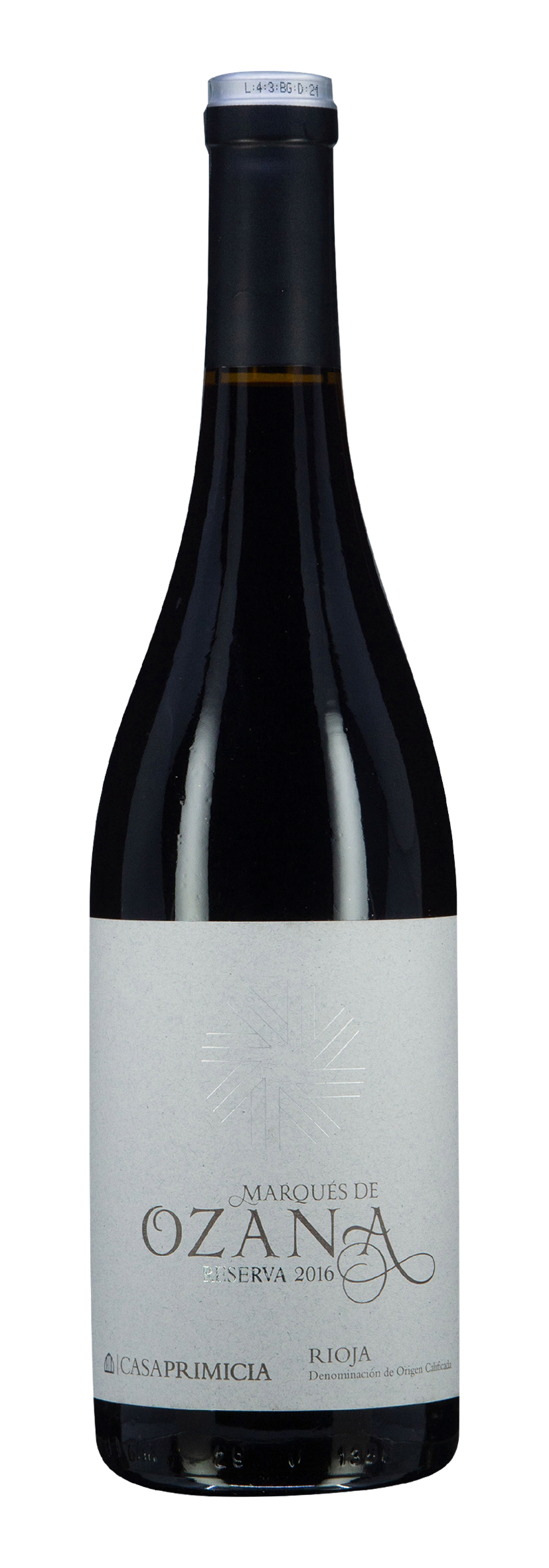 Rioja DOCa Marques de Ozana Reserva 2016