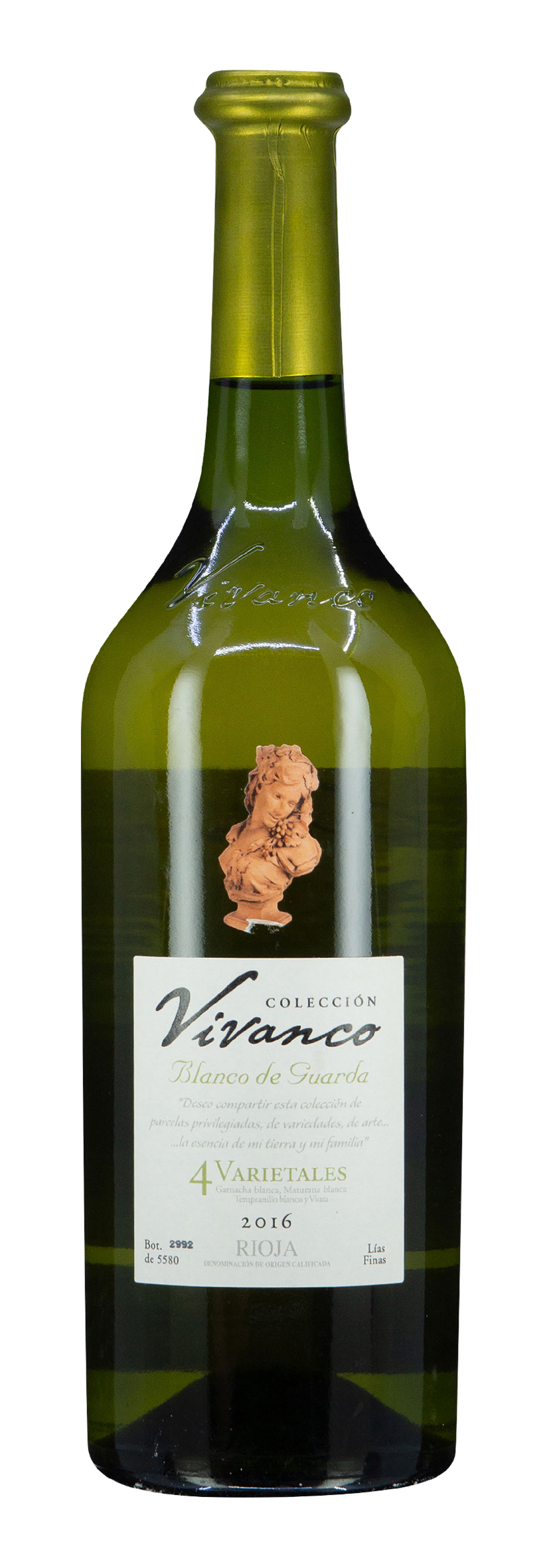 Rioja DOCa Colección Vivanco 4 Varietales Blanco de Guarda 2016