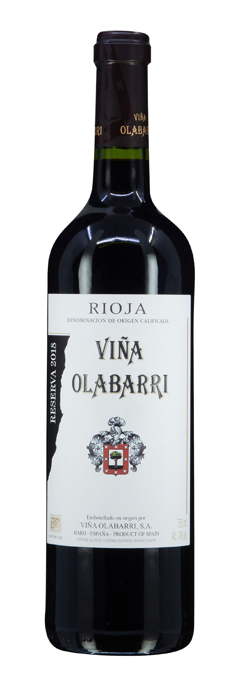 Rioja DOCa Reserva Viña Olabarri 2018