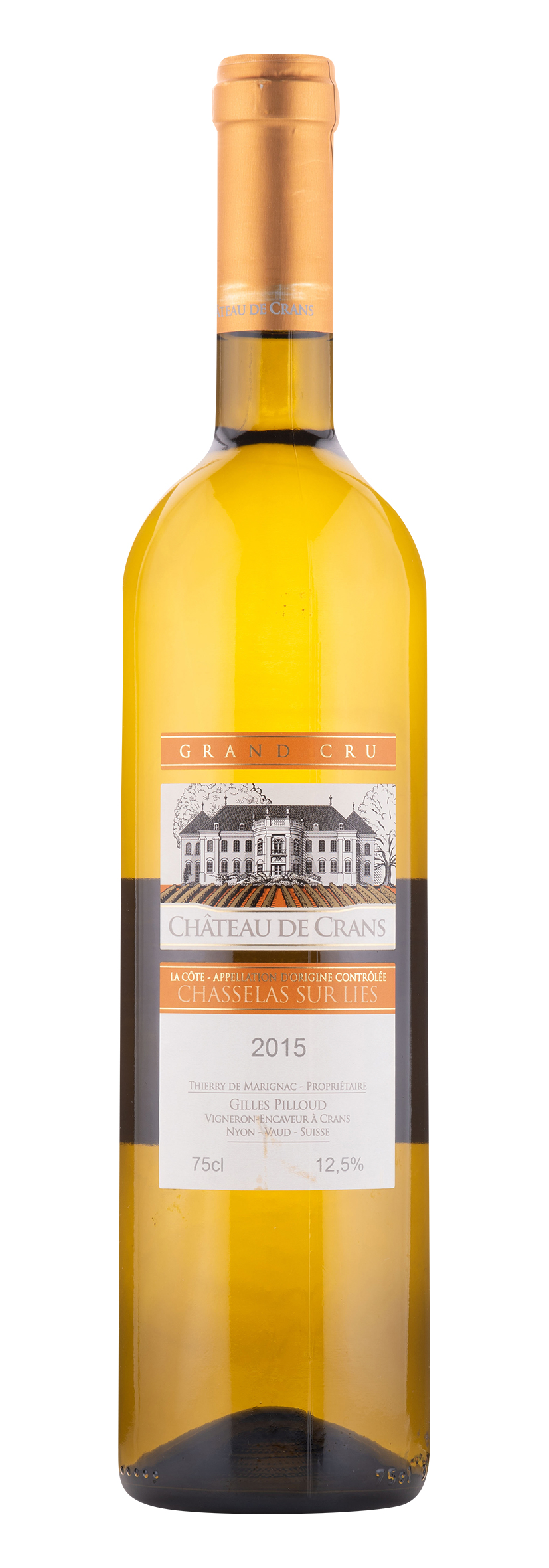 La Côte AOC Chasselas sur lies 2015