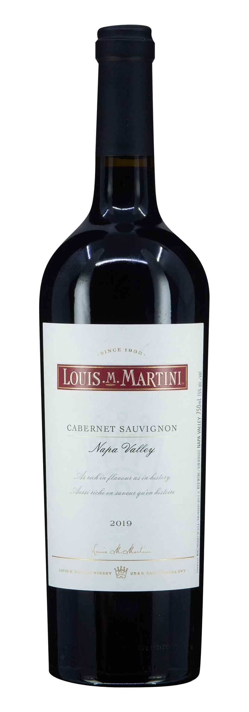 Napa Valley AVA Cabernet Sauvignon 2019