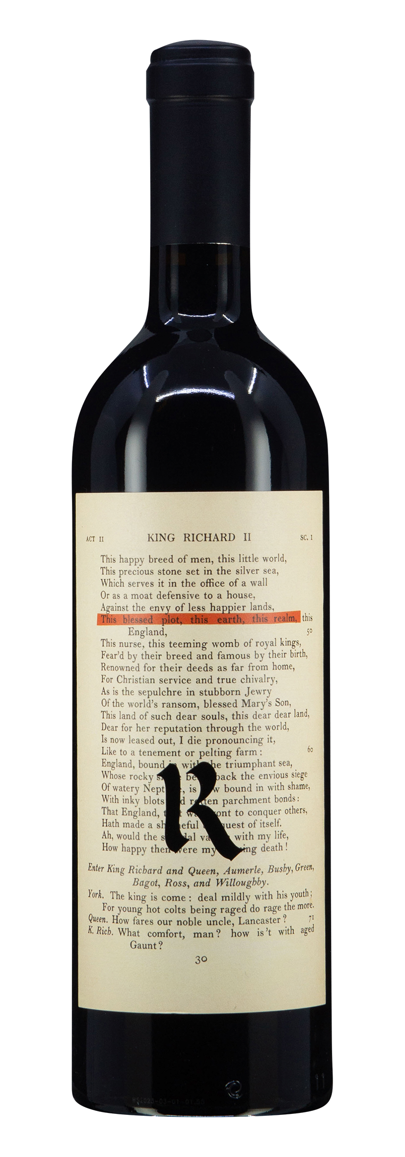 Napa Valley AVA The Bard 2021