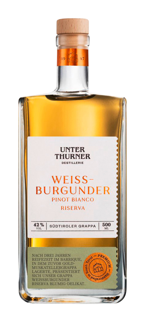 Grappa dell´Alto Adige Riserva Pinot Bianco Weissburgunder 0