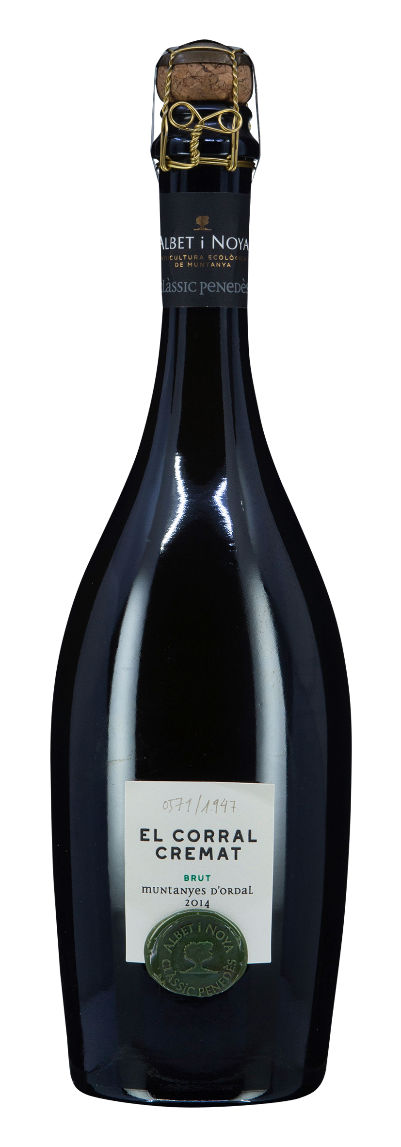 DO Penedès El Corral Cremat Brut 2014