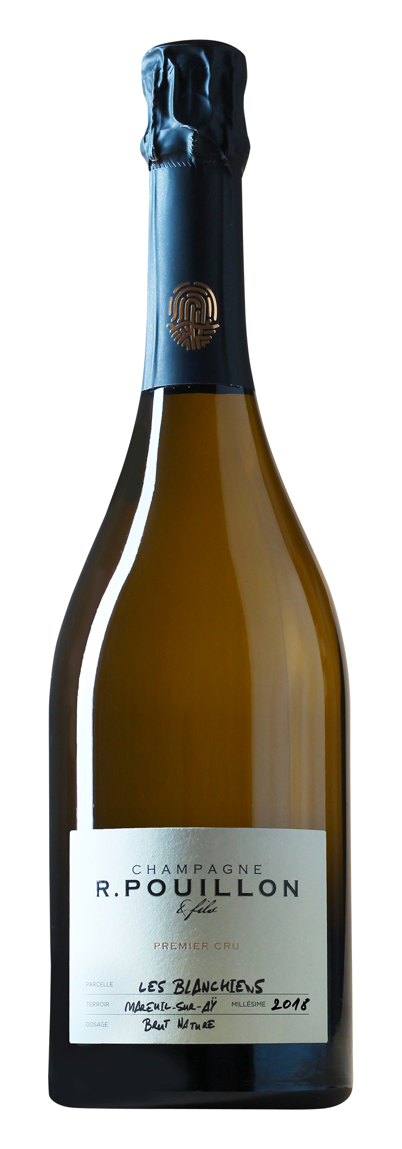 Champagne AOC Premier Cru Les Blanchiens Brut nature 2018