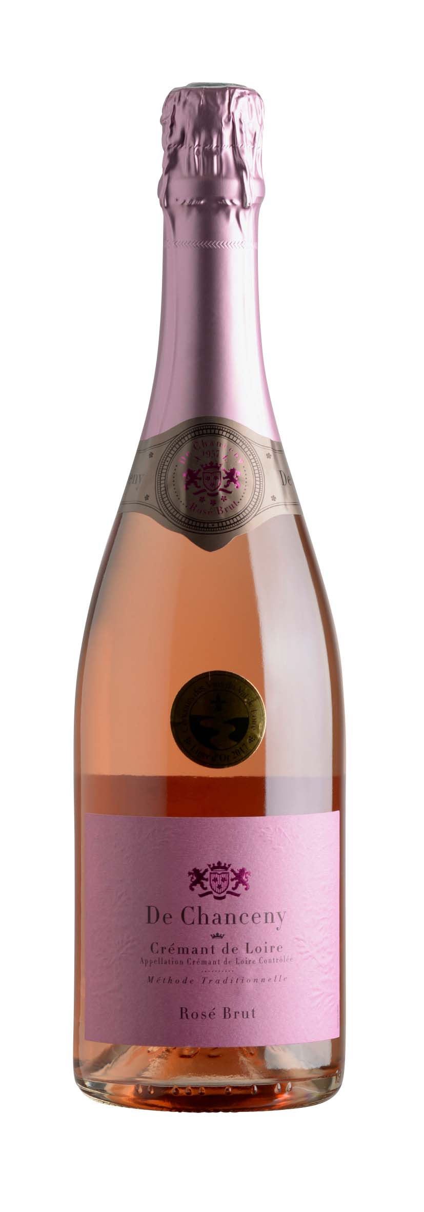 Crémant de Loire AOC De Chanceny Rosé Demi sec 0