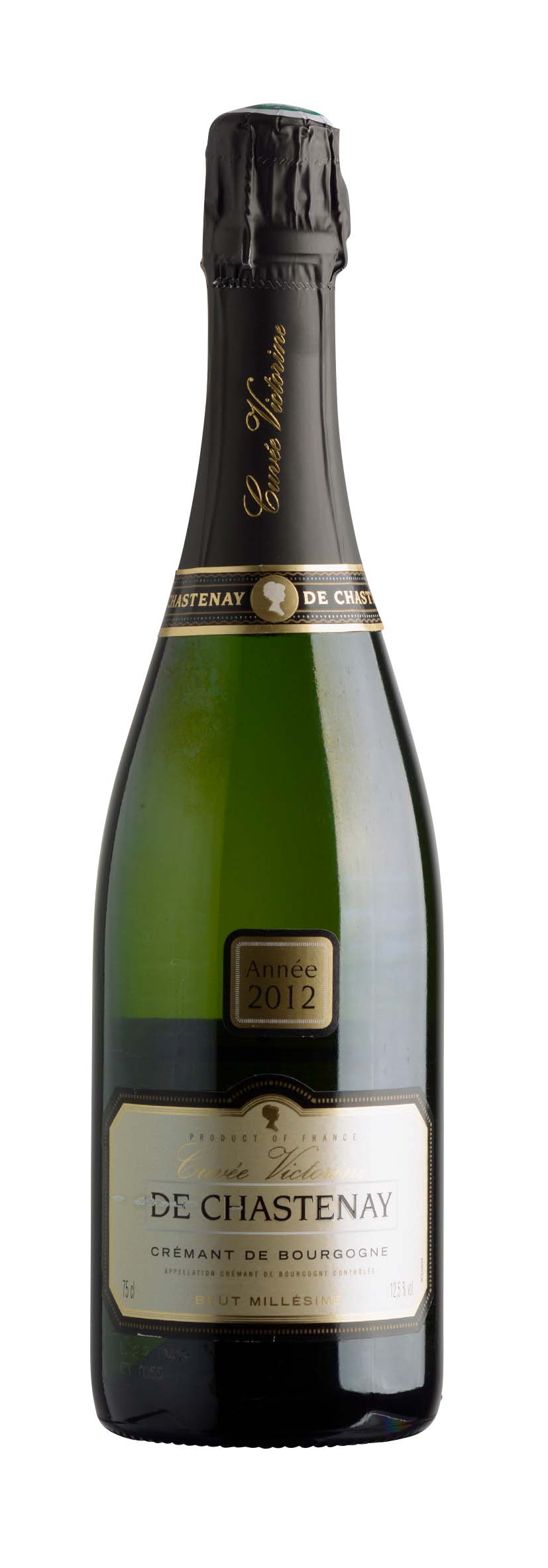 Crémant de Bourgogne	AOC Victorine de Chastenay Brut Millésimé  2012