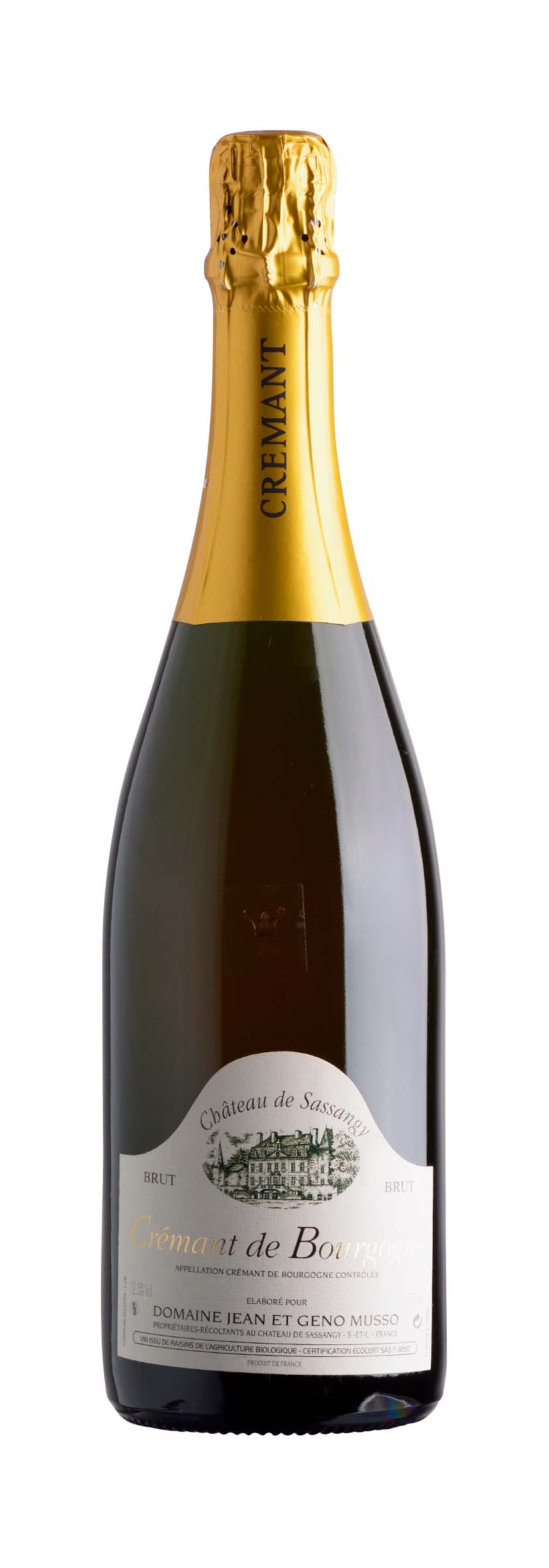 Crémant de Bourgogne AOC Eminent Blanc	 2011