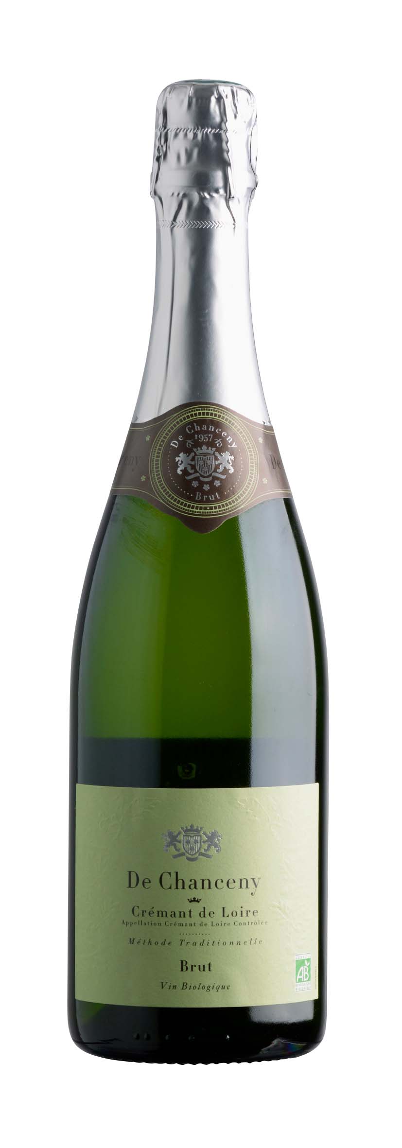 Crémant de Loire AOC De Chanceney Brut Bio 0