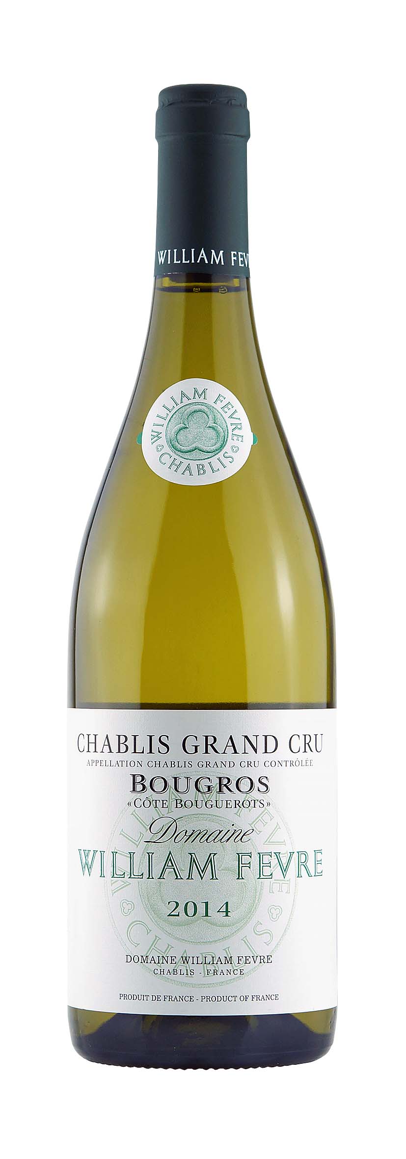 Chablis AOC Grand Cru Bougros Côte Bouguerots 2014