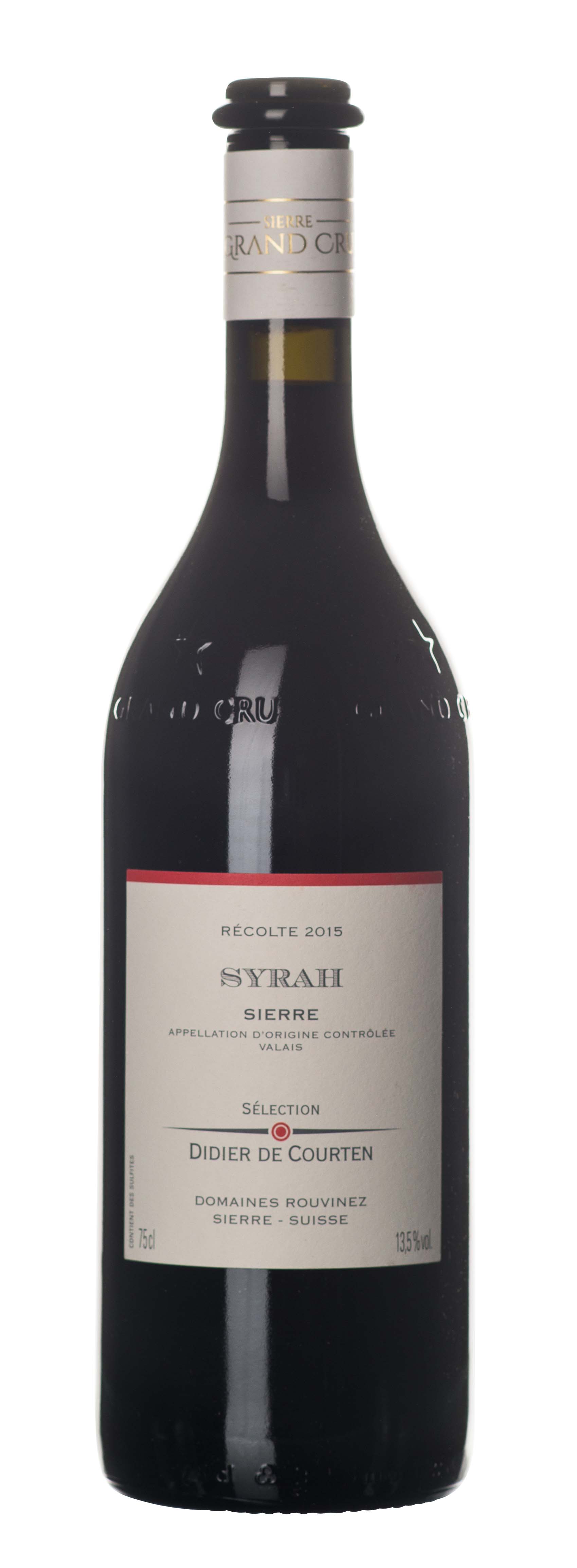 Valais AOC Syrah Sélection Didier de Courten 2015