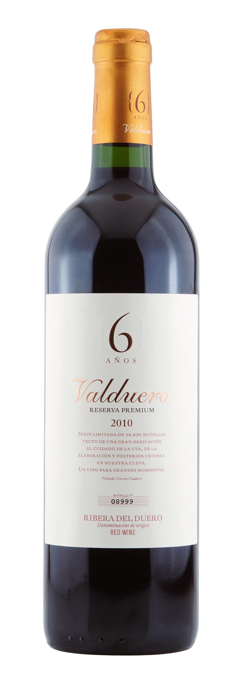 Ribera del Duero DO Valduero Reserva Premium 6 Años 2010