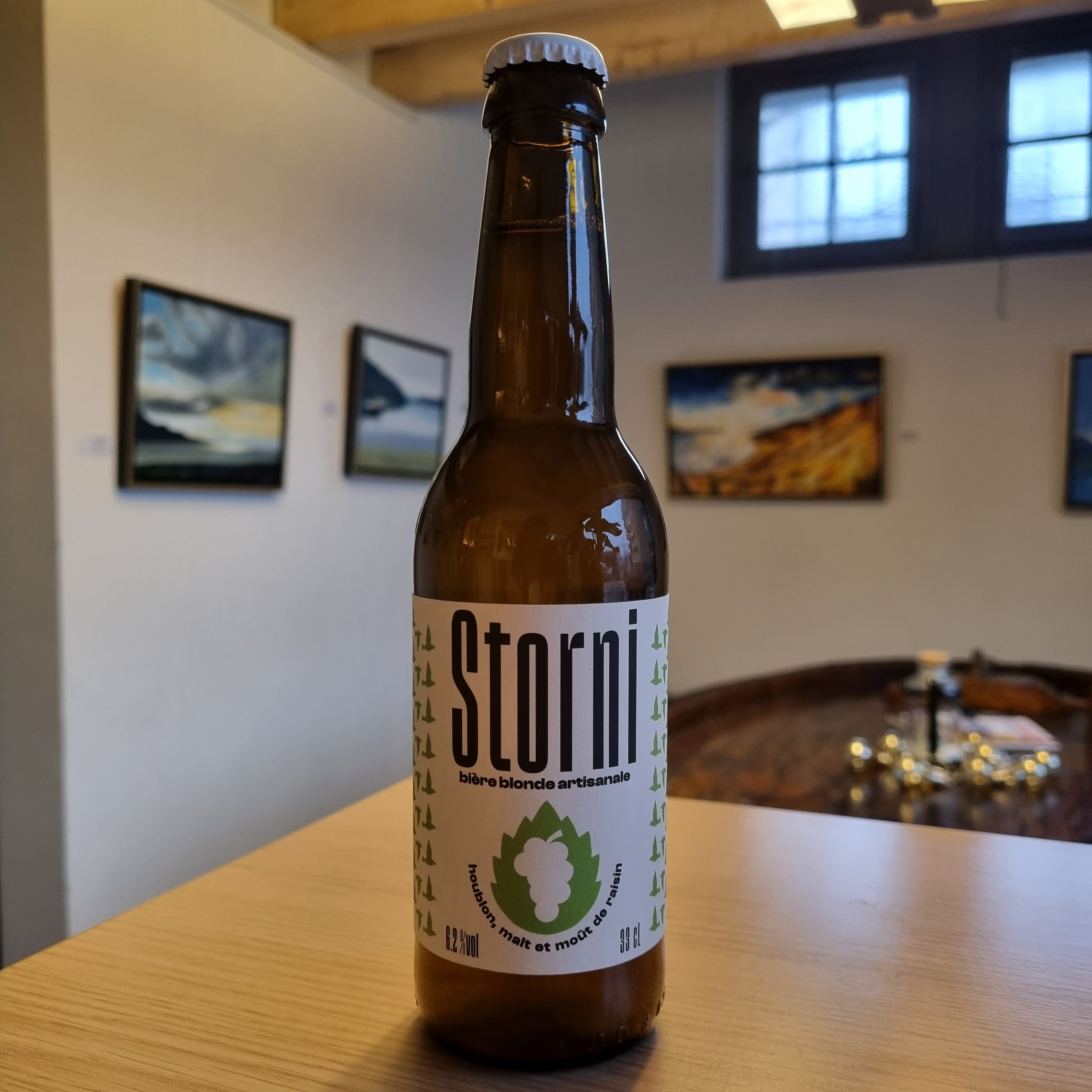 La "Storni" de la Cave Montreux Riviera est brassée avec du Chasselas par la Brasserie du Jorat. Photo m.à.d.