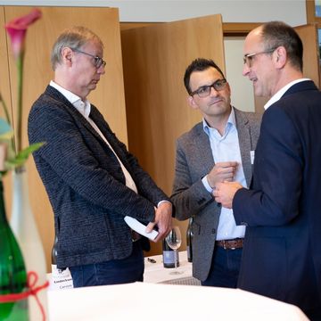 Matthias und Hansjörg Aldinger im Gespräch mit Matthias Mangold