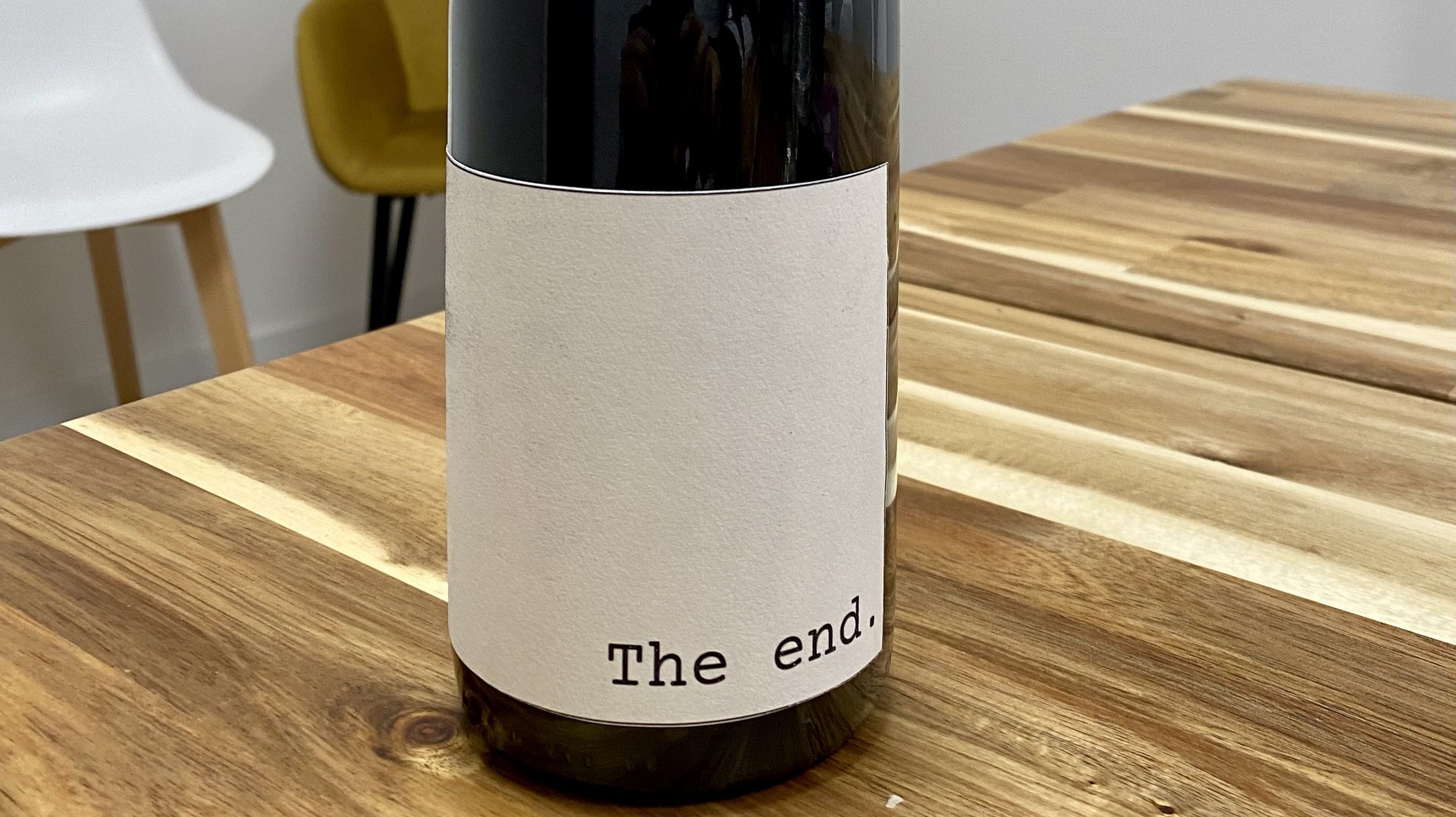 La Cuvée "The End". Photo: Aubert et Mathieu La Cuvée "The End". Photo: Aubert et Mathieu