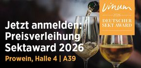 Preisverleihung Deutscher Sekt Award 2026