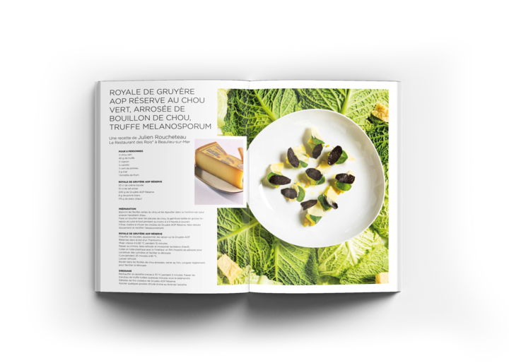 Le livre propose les recettes à base de 10 fromages suisses, créées par 13 chefs (photo m.à.d.)