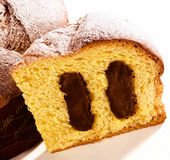 Panettone mit Schokolade Panettone mit Schokolade