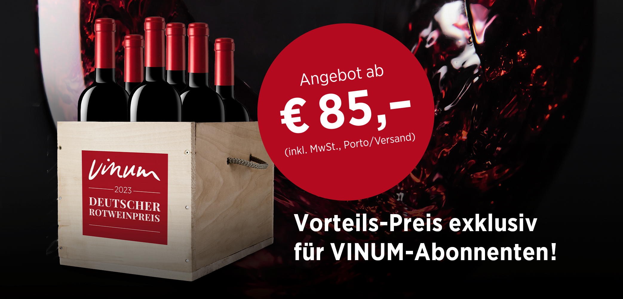 Charity Aktion Deutscher Rotweinpreis 2022 VINUM