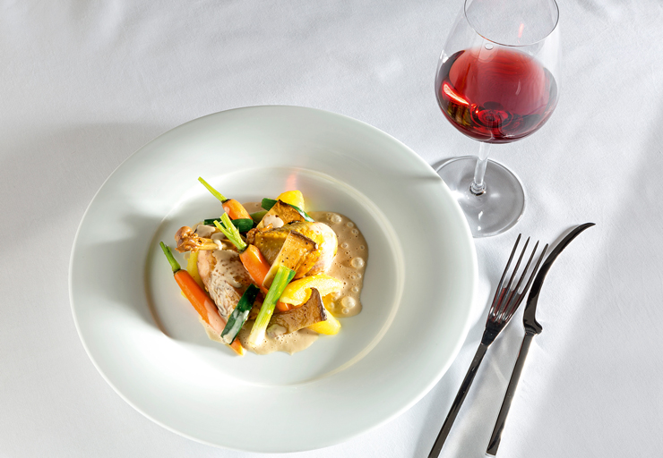 Poularde in Riesling Poularde in Riesling