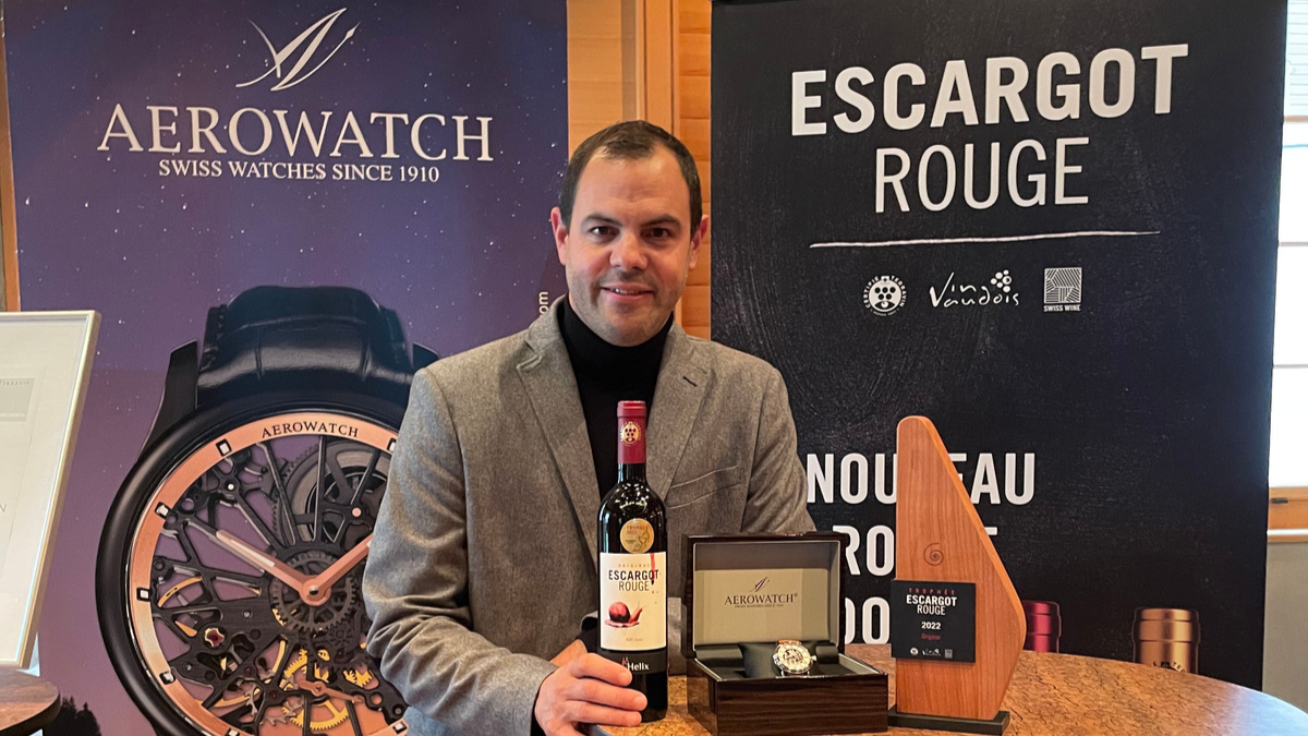 Thierry Campi, œnologue lauréat du Trophée Escargot Rouge