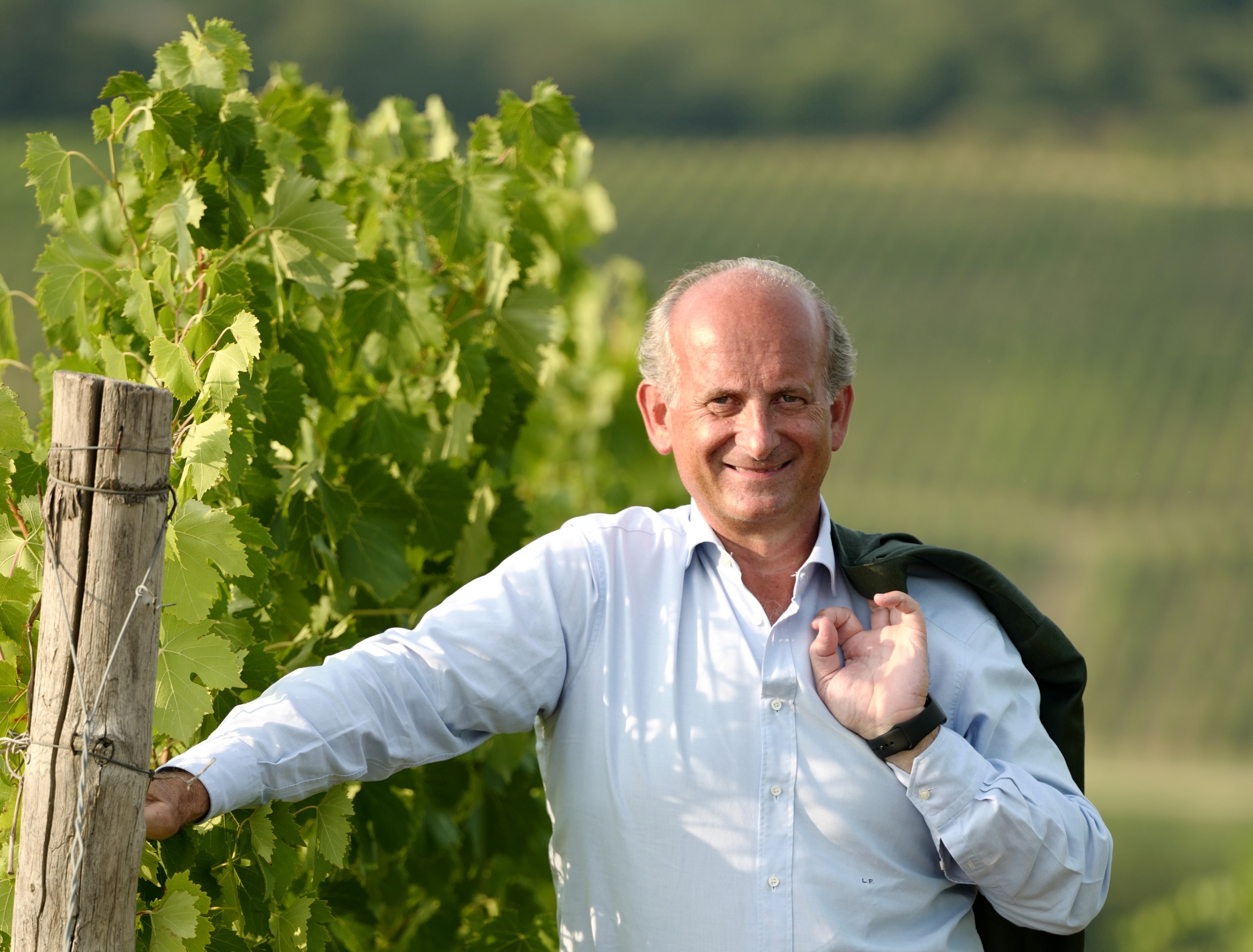 Marchese Lamberto Frescobaldi: "J'ai pu suivre personnellement la construction du domaine de Poggio Verrano, car je passais toujours devant sur le chemin d'Ammiraglia".  (Photo: Marchesi Frescobaldi)