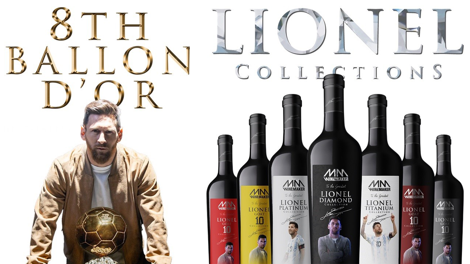 Lionel Messi, champion du monde de football en titre en Argentine, ne se contente pas de huit Ballons d'Or - il a aussi voulu son propre vin comme objet de prestige. (Photos: MM Winemaker SA) 