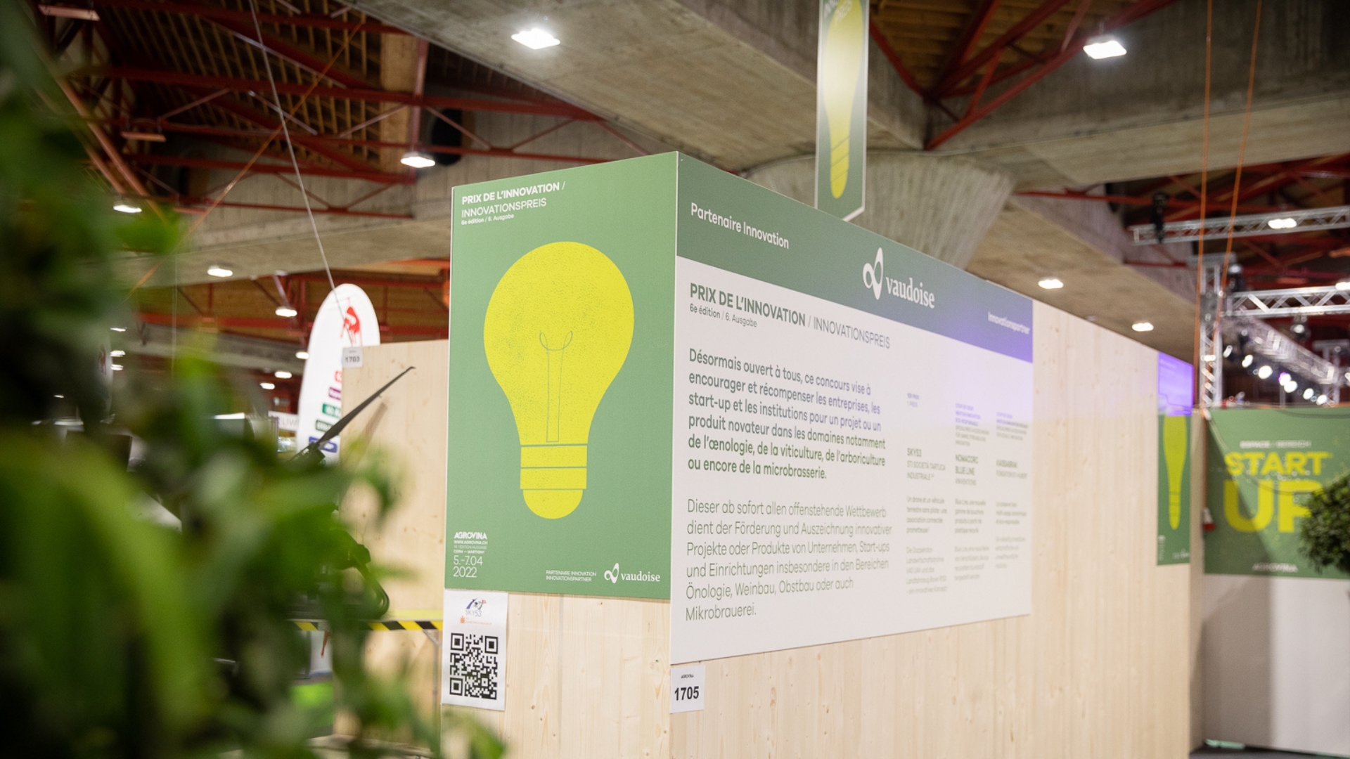 Agrovina: une foire professionnelle, mais aussi un prix d'innovation. Image: photoval.ch