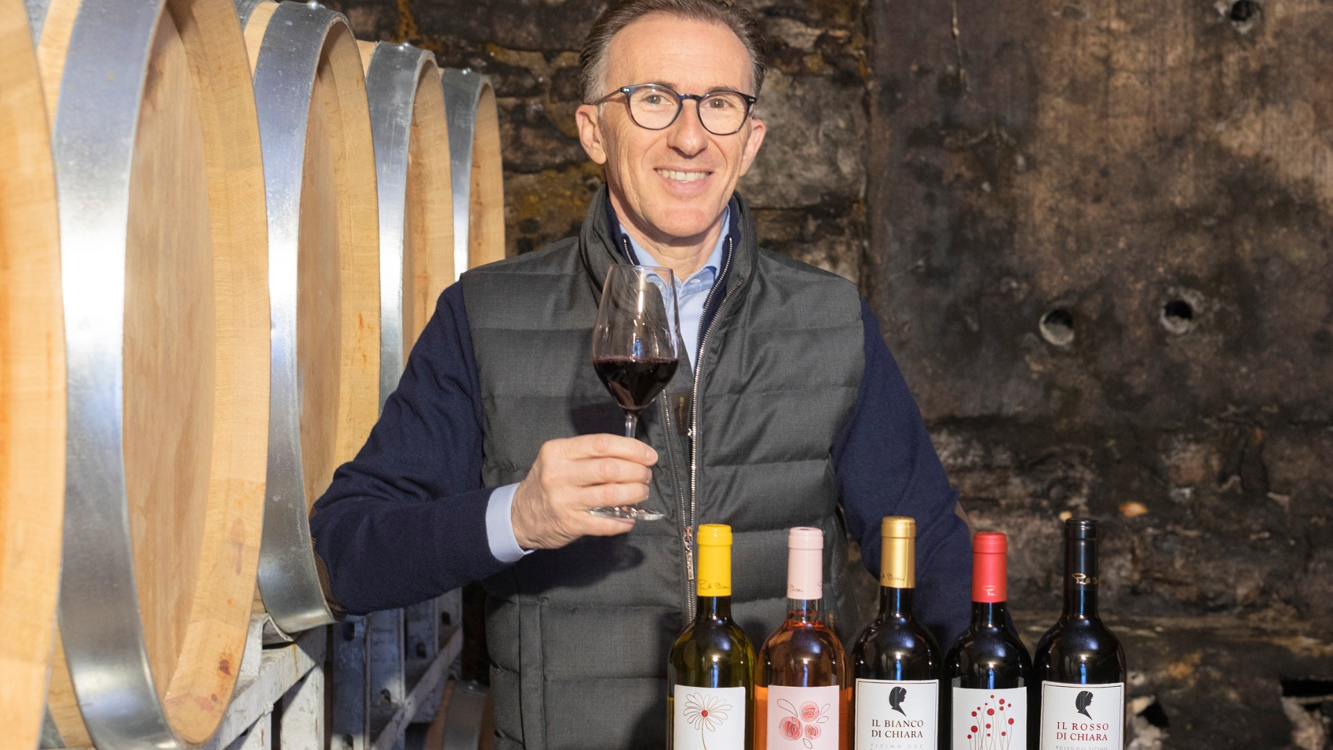 Paolo Basso, meilleur sommelier du monde en 2013, fera partie des 35 producteurs des "Vinissimes" (photo m.à.d.)