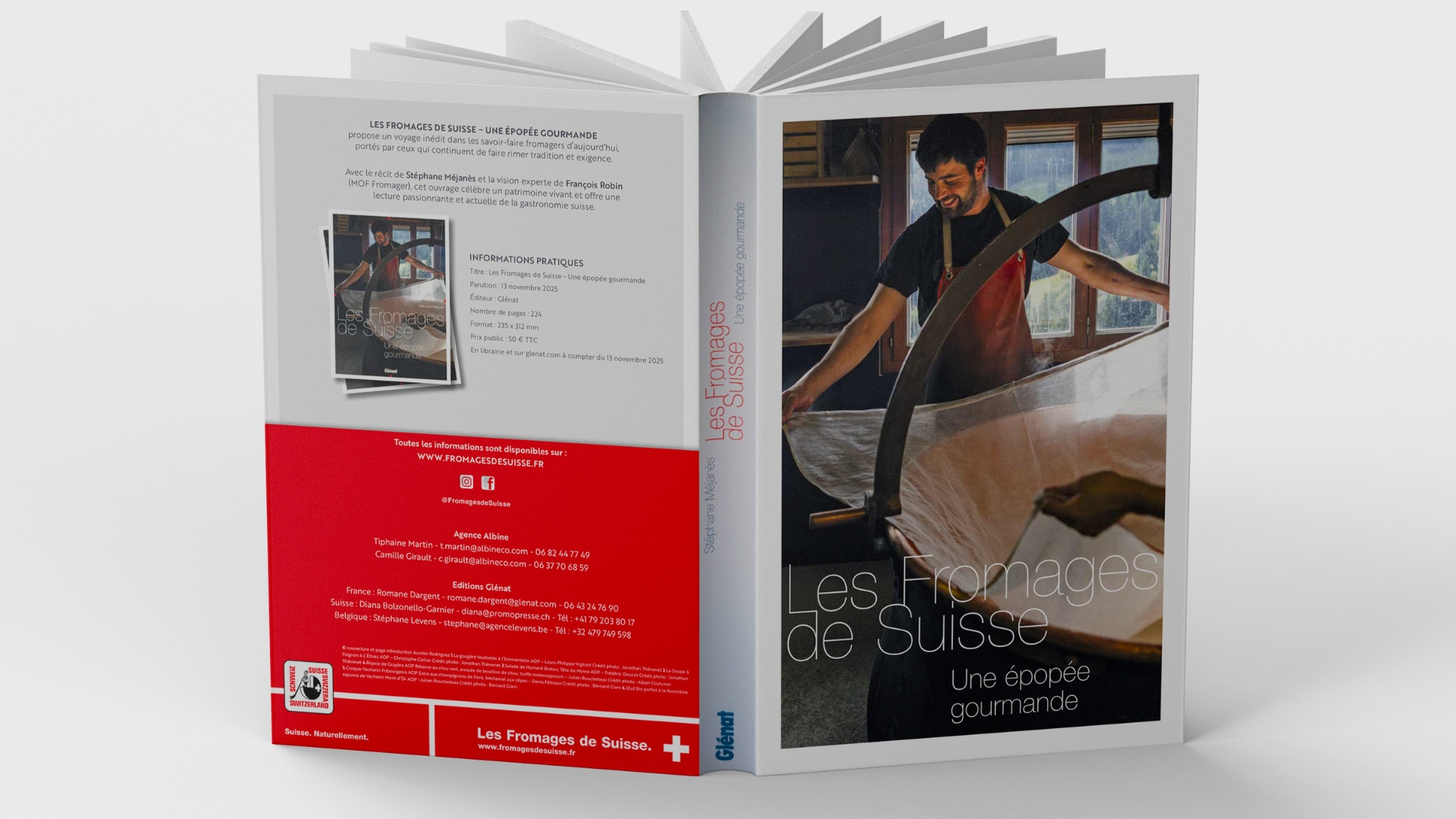 Le livre "Les Fromages de Suisse. Une épopée gourmande" est paru aux éditions Glénat, avec le soutien de Switzerland Cheese Marketing (photo: m.à.d.)