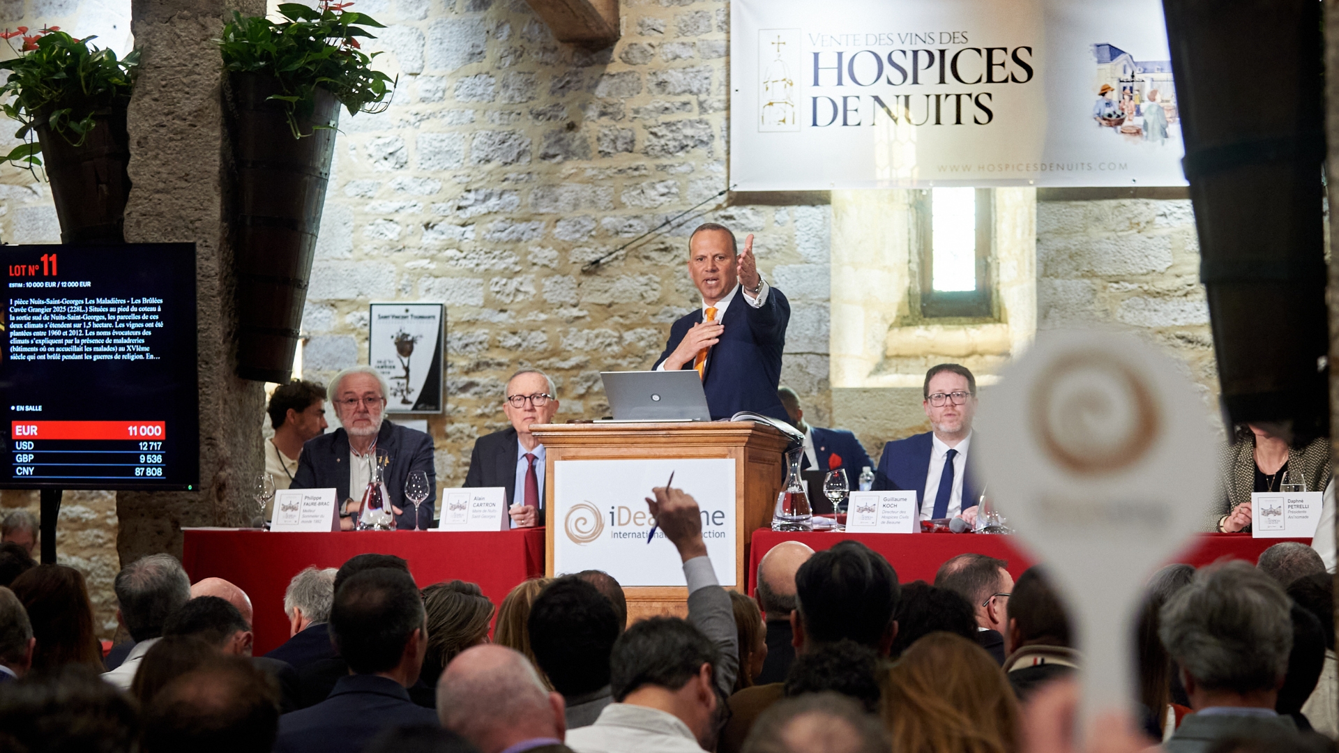 iDealwine est en charge de la vente aux enchères des vins des Hospices de Nuits (photo Studio Morfaux)