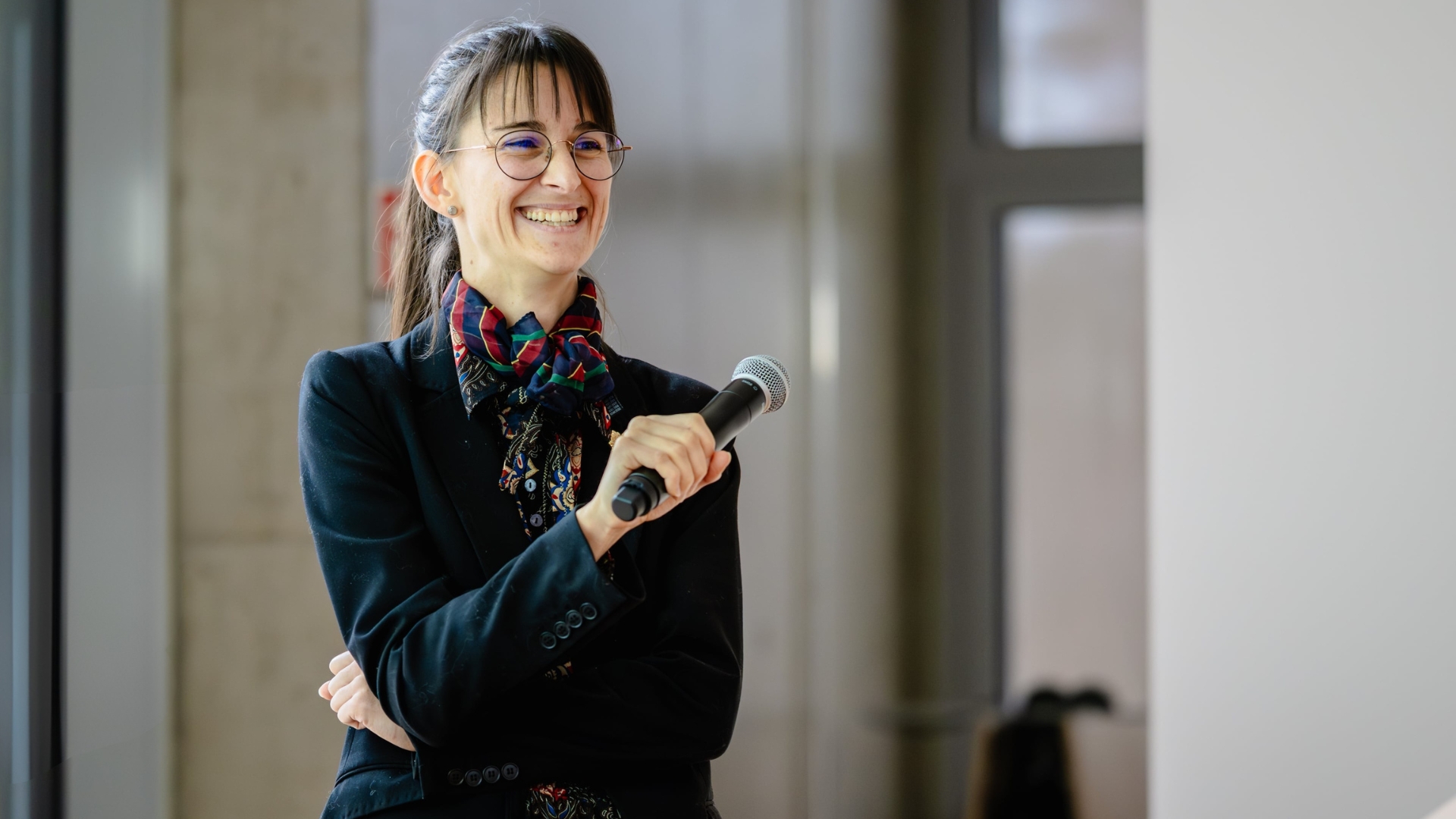 Yanna Delière, lors de la remise des diplômes ASSP en décembre 2025 (photo Jérôme Favre)
