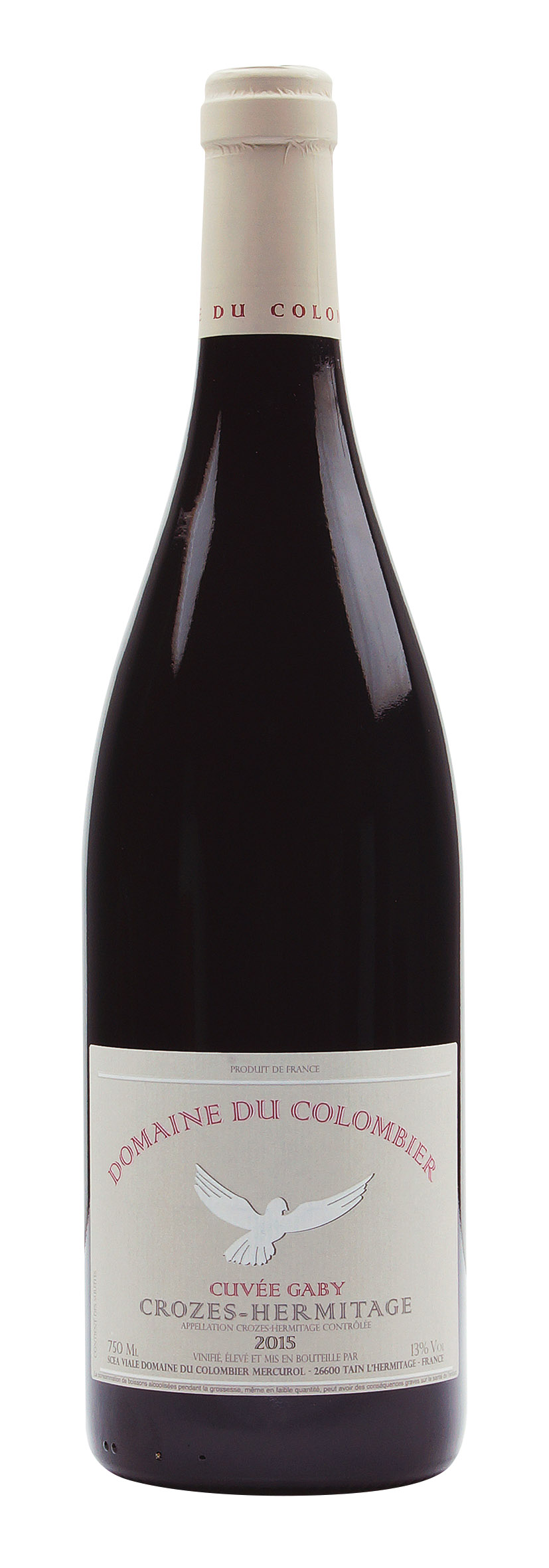 Crozes-Hermitage AOC Rouge Cuvée Gaby 2015