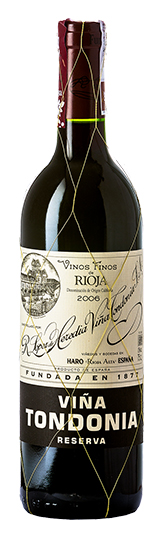 Rioja DOCa Viña Tondonia Reserva Tinto 2006