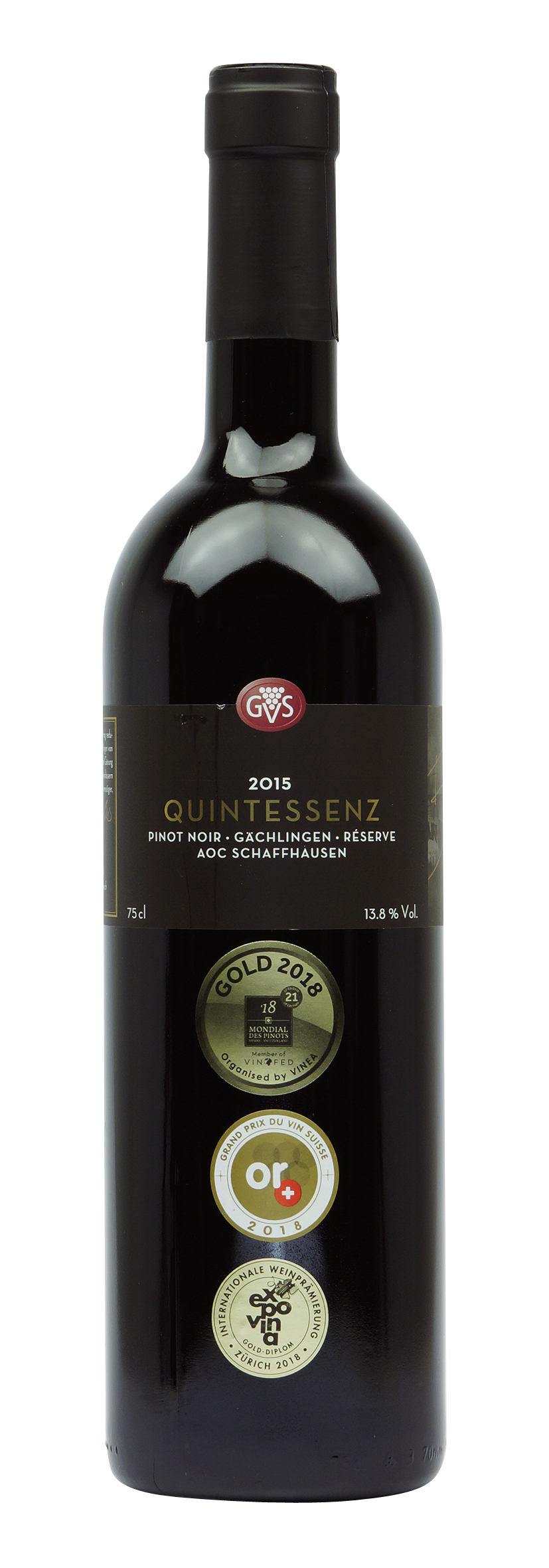 Schaffhausen AOC Quintessenz Pinot Noir Gächlingen Réserve 2015