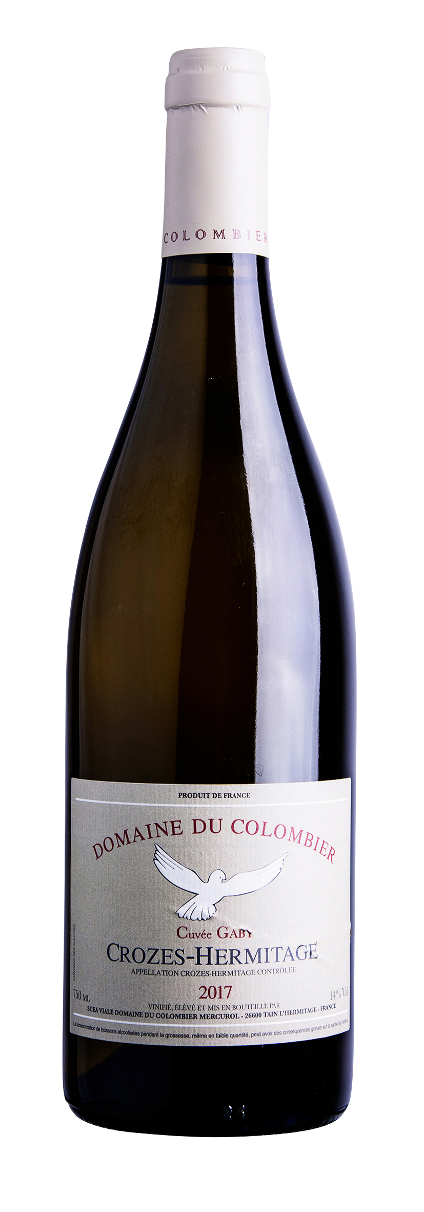 Crozes-Hermitage AOC Blanc Cuvée Gaby 2017