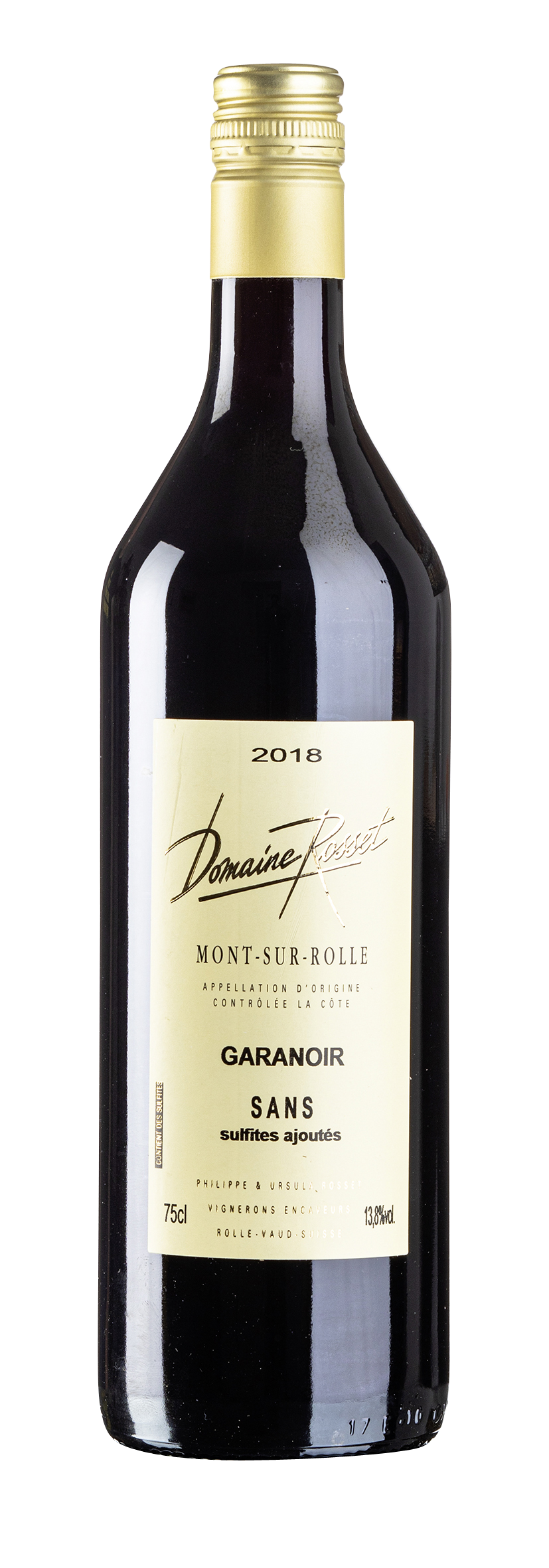 La Côte AOC Garanoir 2018