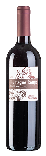 Valais AOC Humagne Rouge Martigny 2018