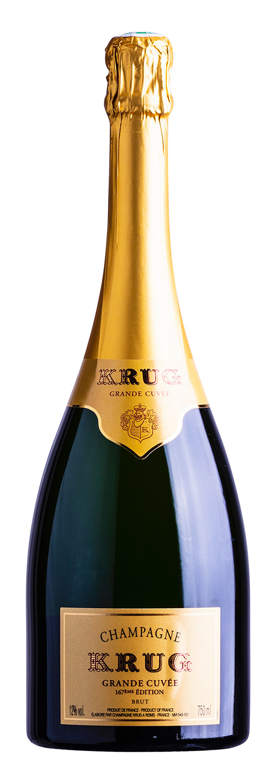 Champagne AOC Krug Grande Cuvée 167e Edition 0