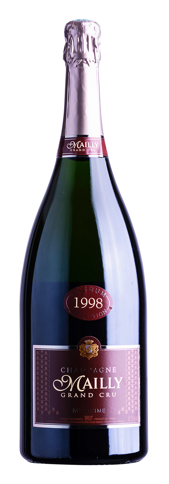 Champagne AOC Brut Grand Cru Magnum Collection 1998