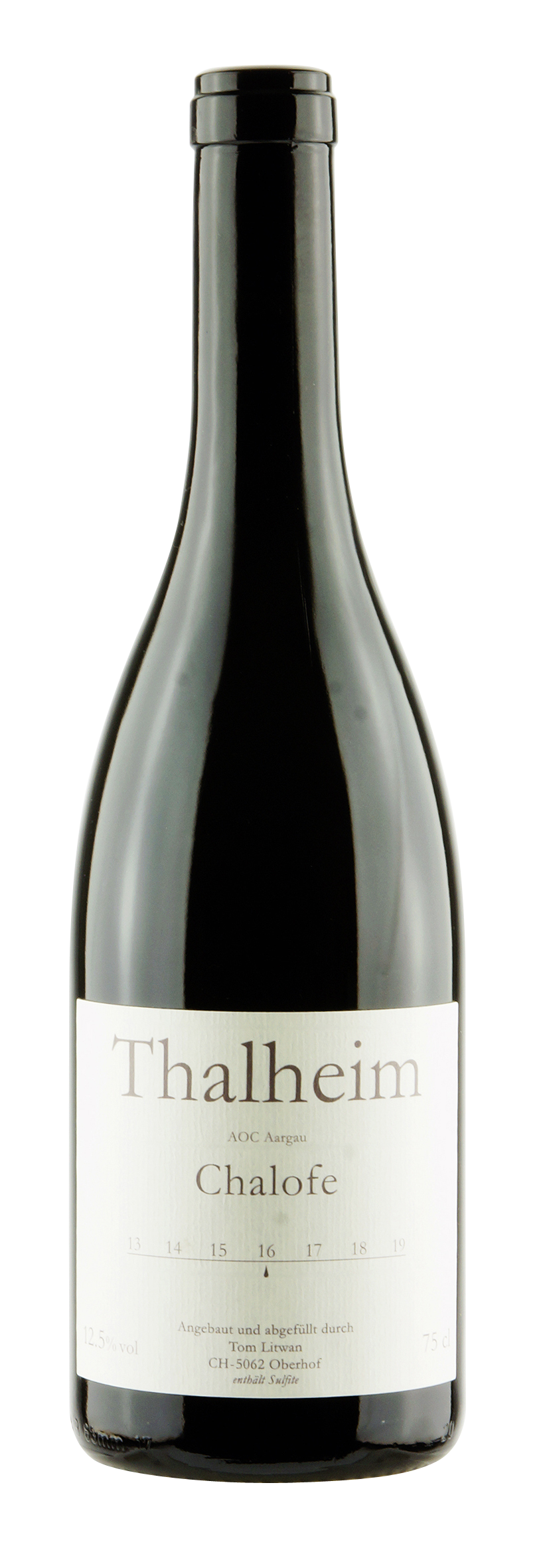 Aargau AOC Thalheim Pinot Noir Chalofe 2016
